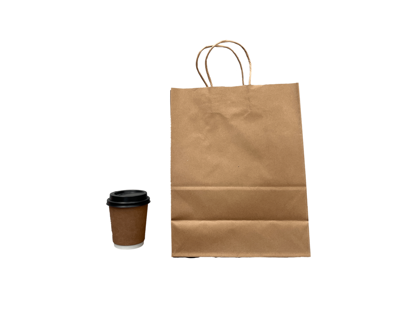 Brown Paper Bags #2 250x330+130mm 250PCS Brown Handle