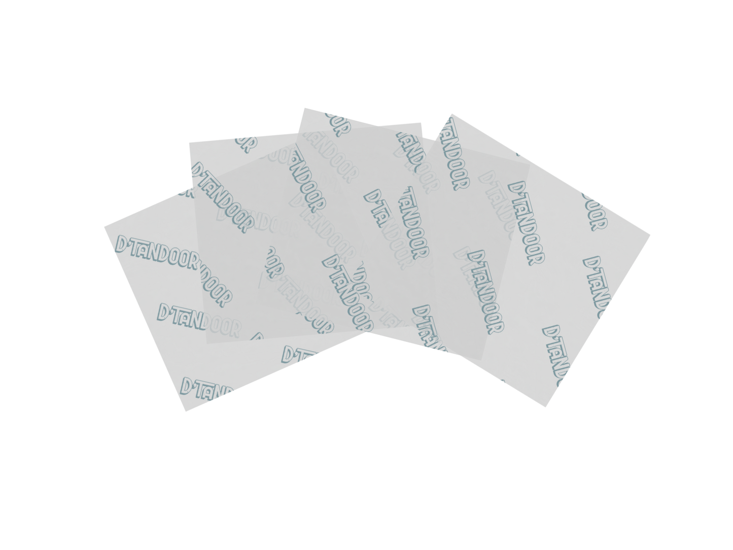 Custom Printed Greaseproof Paper White Half Cut 400x330mm 1000PCS