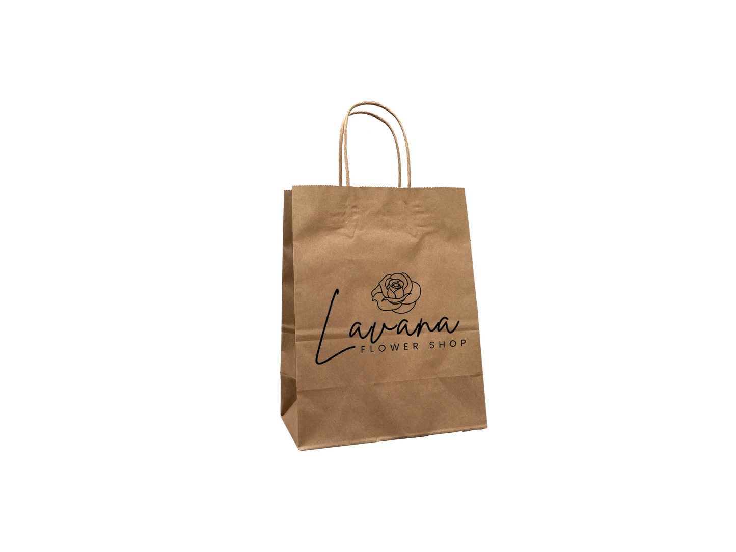 Custom Printed Paper Bags 210x270+110mm THP1R 250PCS