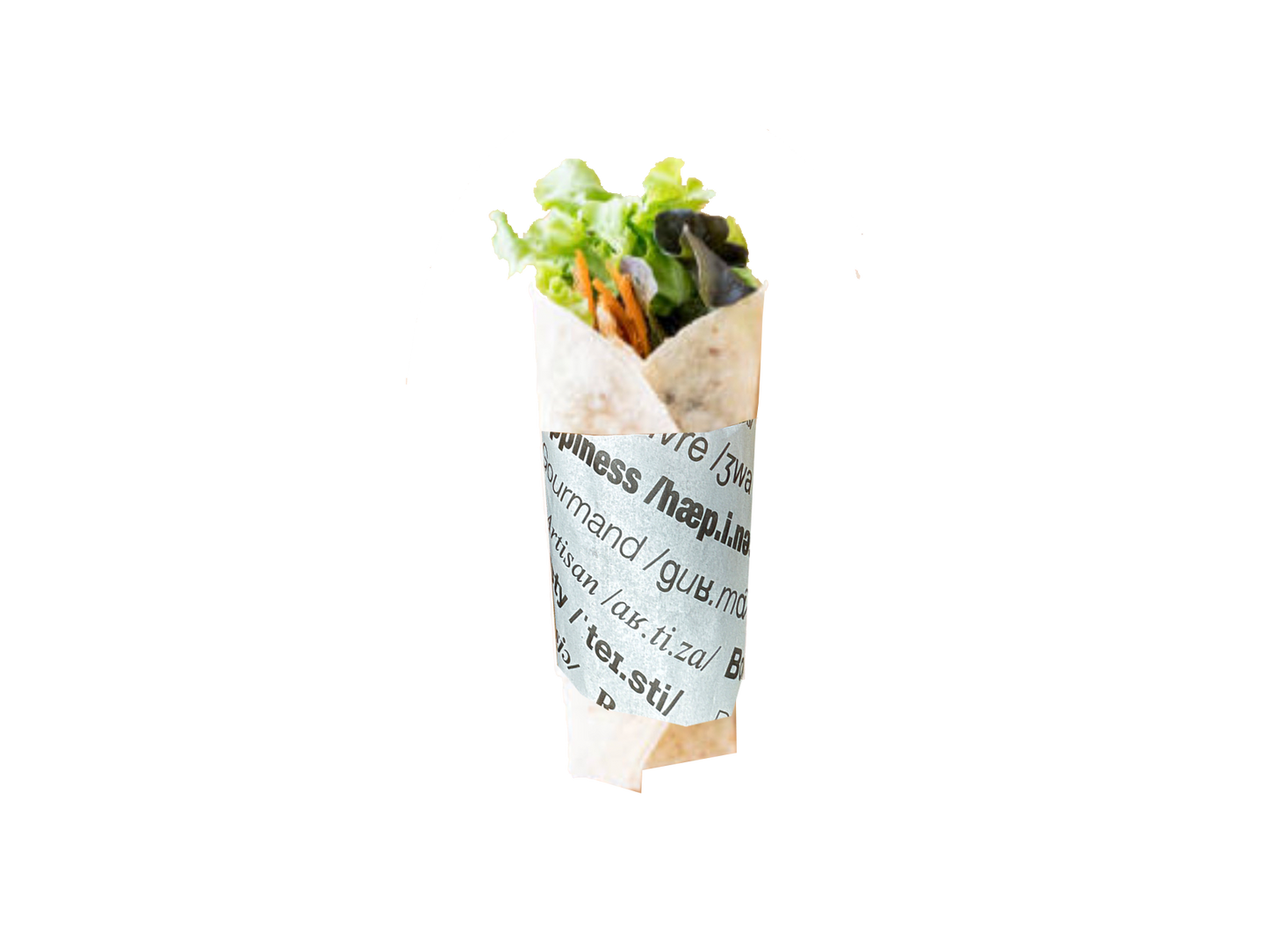 Custom Printed Greaseproof Paper Sandwich Wrap 400x100mm 2400PCS