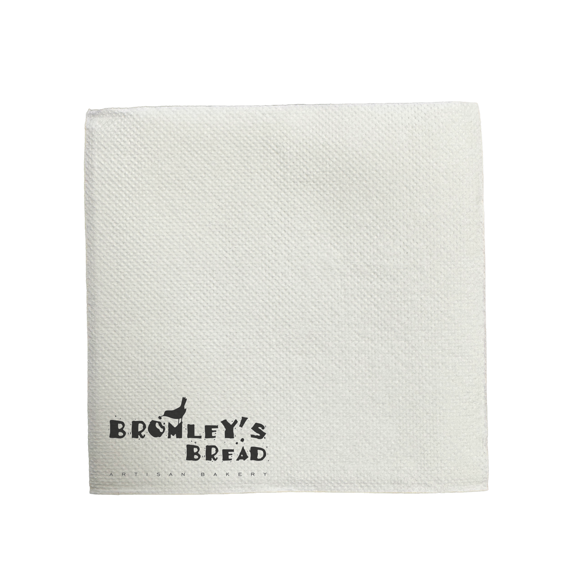 Custom Printed Cocktail Napkins 240x240mm 1/4 Fold White