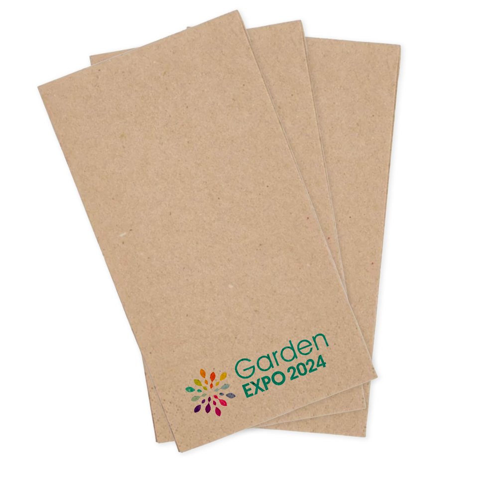 Custom Printed Dinner Napkins 400x400mm 1/8 GT Fold Brown