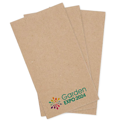 Custom Printed Dinner Napkins 400x400mm 1/8 GT Fold Brown