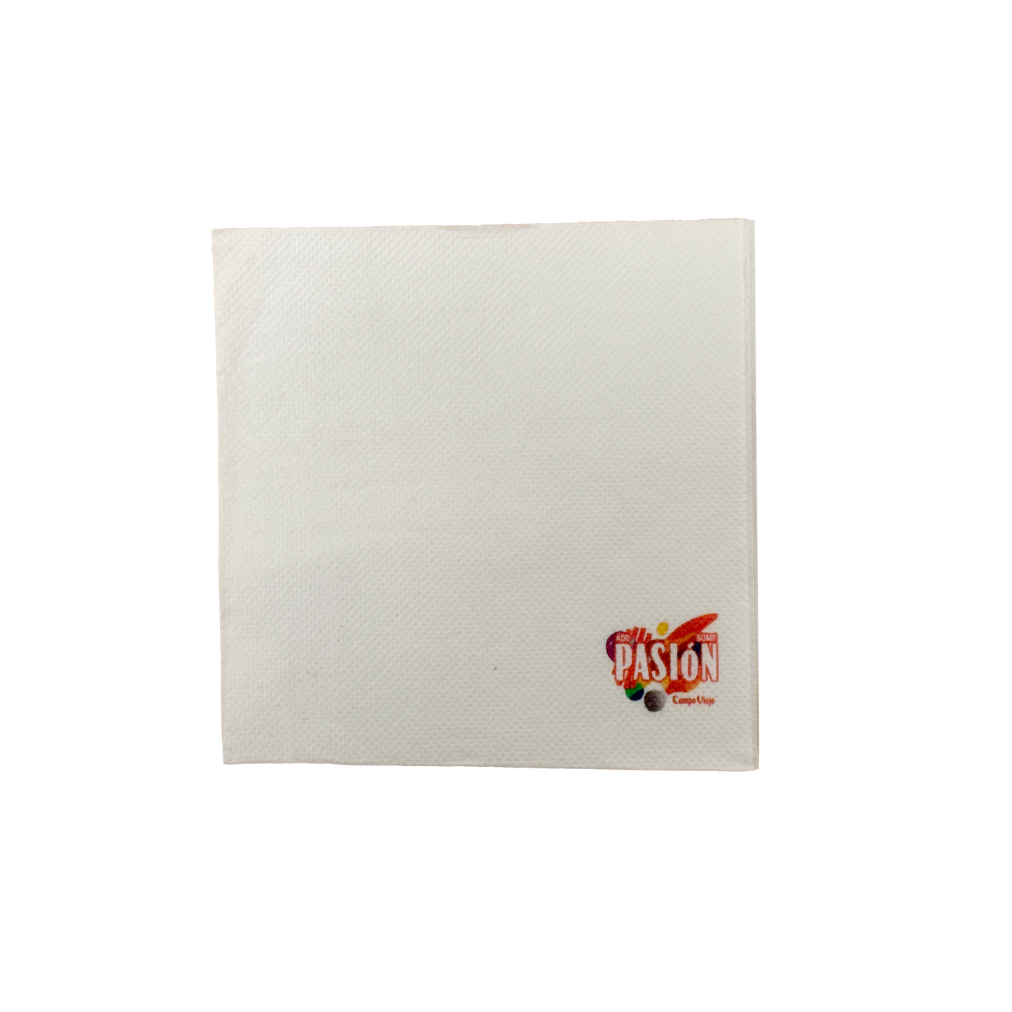 Custom Printed Lunch Napkins 300x300mm 1/4 Fold White